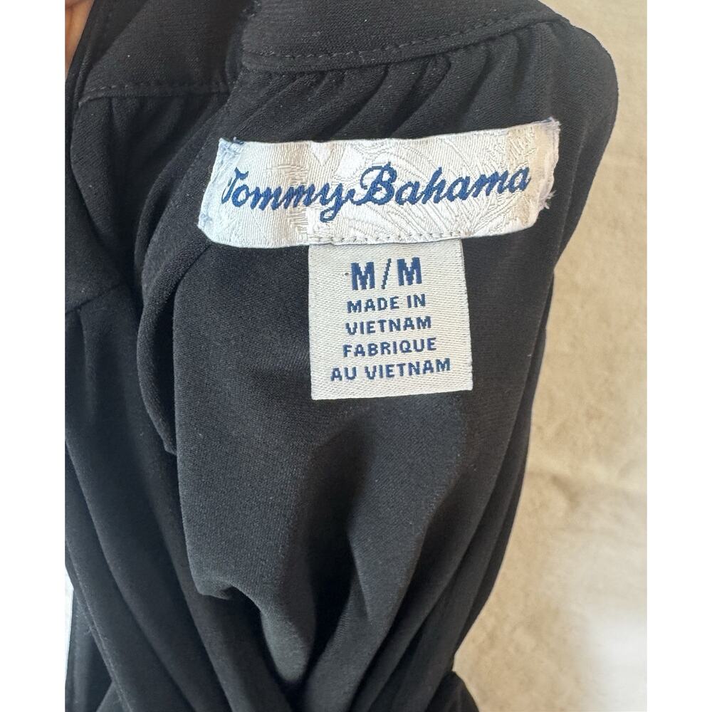 Tommy Bahama Women’s Carmela Halter Short Cocktail Dress Color Black Size Medium - Picture 11 of 11